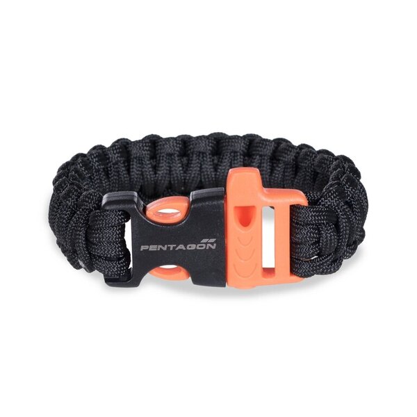 Černý náramek Paracord