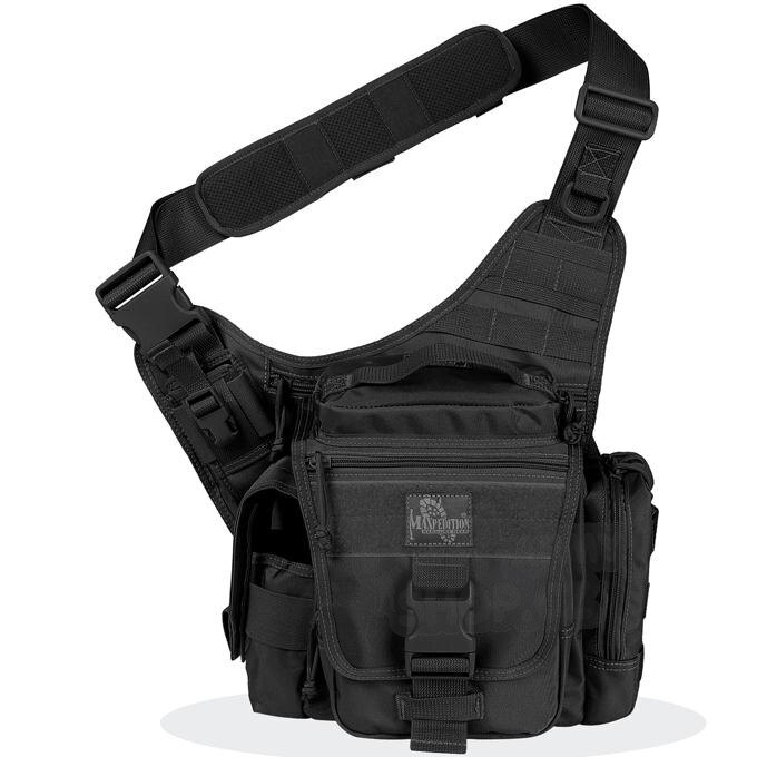 Brašna na rameno - taška MAXPEDITION® Jumbo L. E. O. S-type™ Versipack® - černá