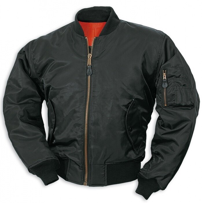 Bunda SURPLUS® Flight Jacket MA1 “Bomber“- černá