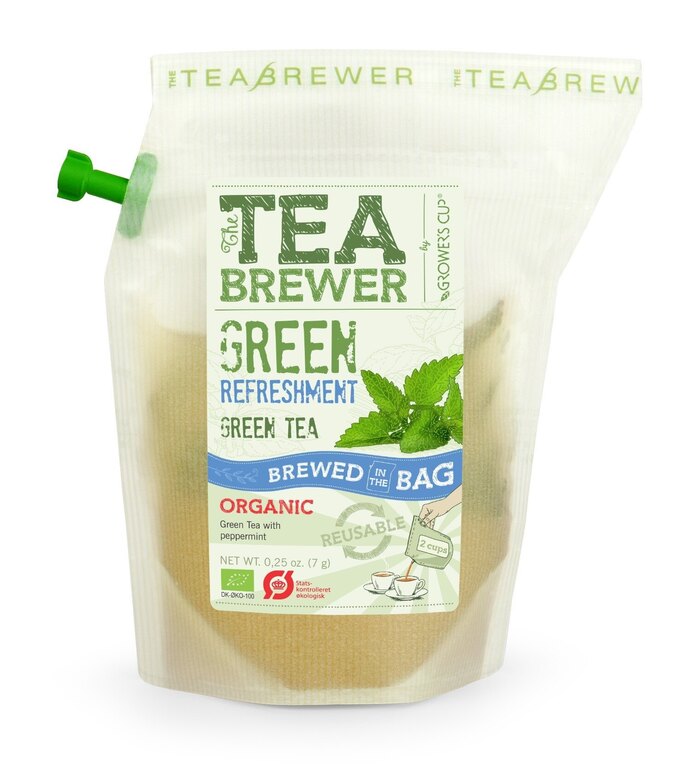 Čaj na cesty Grower's Cup® - Zelený mátový čaj