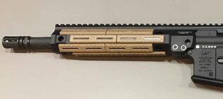 Krytka M-Lok Rail Guards Manta Defense®, 3 ks