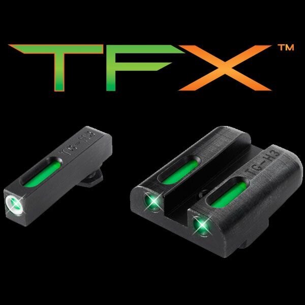 Mířidla TFX Tritium / Fiber-Optic Truglo® - Glock® Low Set