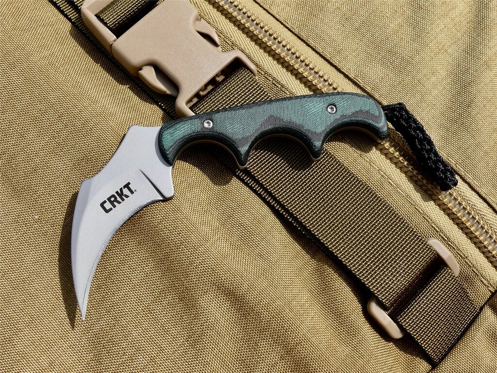 Nůž na krk Keramin™ CRKT® - zelený