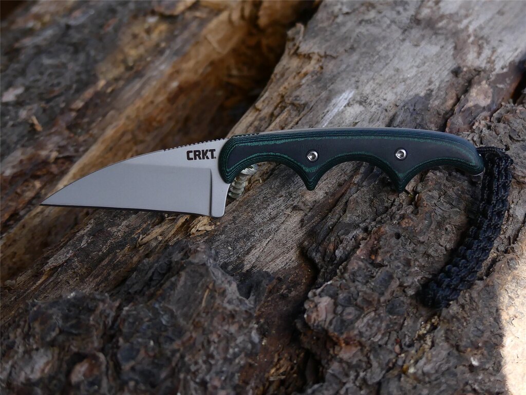 Nůž na krk Minimalist Wharncliffe™ CRKT® - zelený