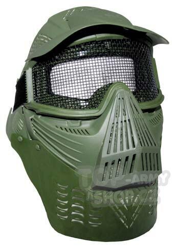 Ochranná obličejová maska MFH® Airsoft De Lux - oliv