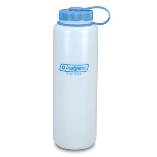 Polní lahev NALGENE® HDPE se širokým hrdlem 1 l - bílá