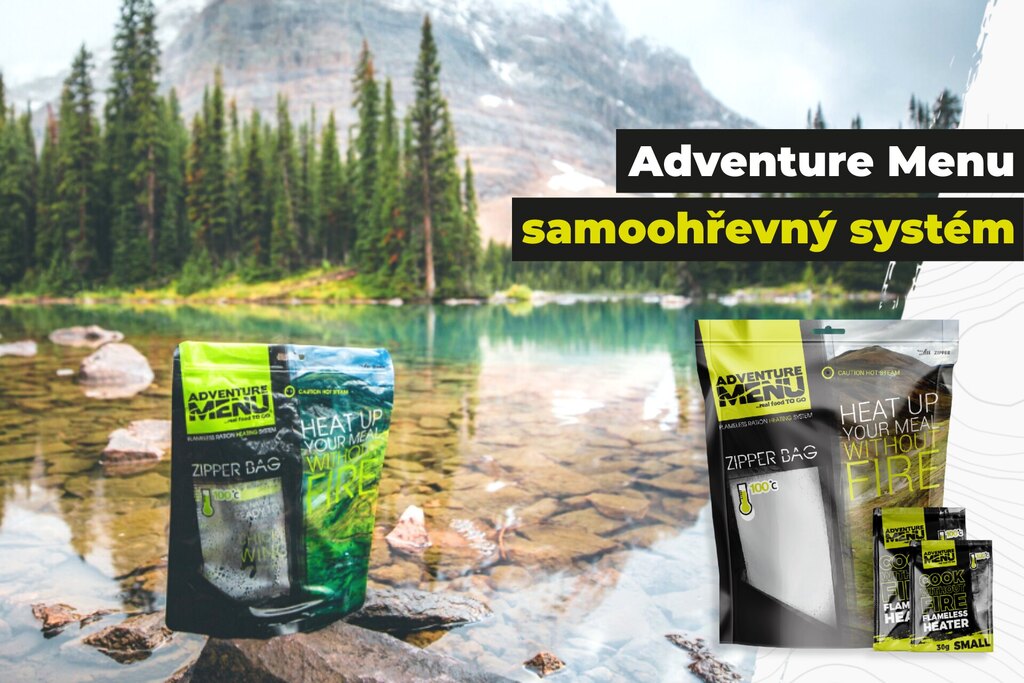 Samoohřev ALL IN (3 x 30 g + 2 x 60 g + zipper bag) Adventure Menu®