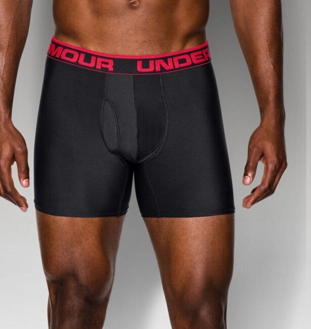 Trenky UNDER ARMOUR® Series 6“ BoxerJock® - černé