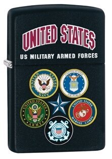 Zapalovač Zippo® U.S. Military Armed Forces