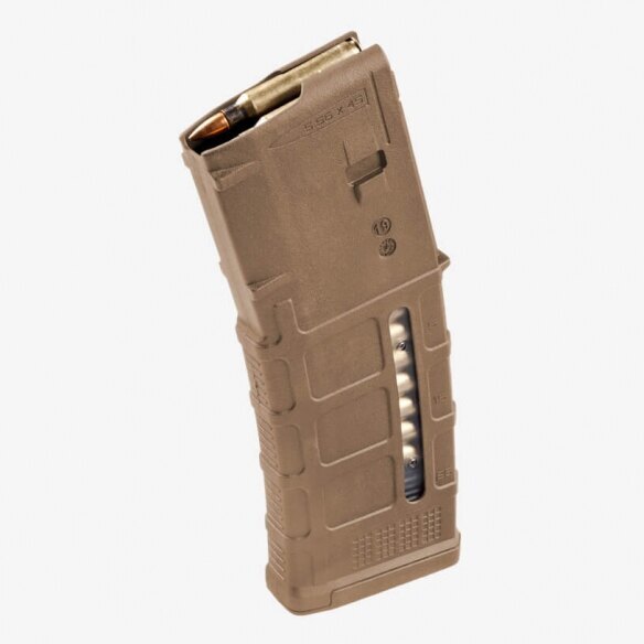 Magpul® for AR15/M4 PMAG / 30 rounds, caliber 5.56×45 NATO magazine with a window